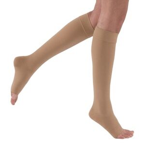 🦩Jobst Relief Knee Highs Open Toe Unisex 20-30 MmHg Compression Stocking